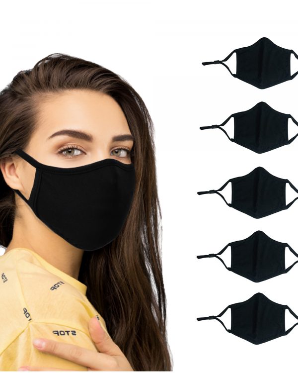Cloth Face Mask with Adjustable Stopper